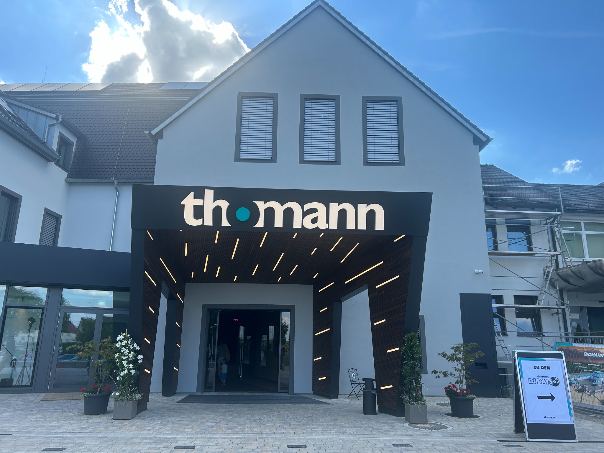 Thomann headquarters in Treppendorf, Germany during DJ Days 2026